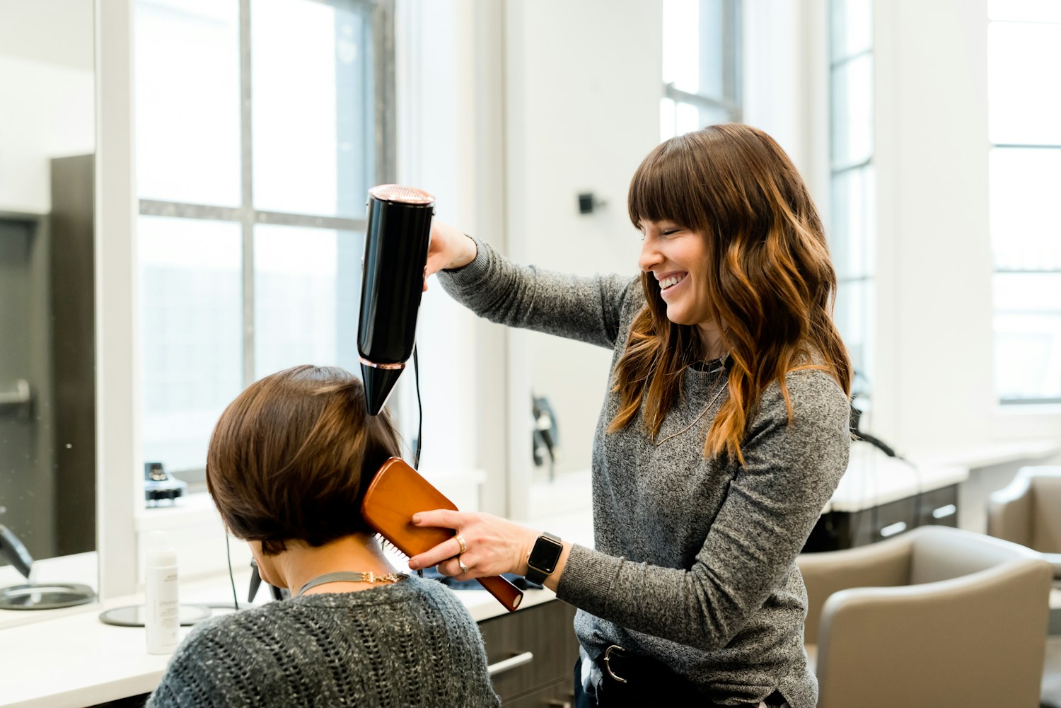 Hair salons & beauty website concept
